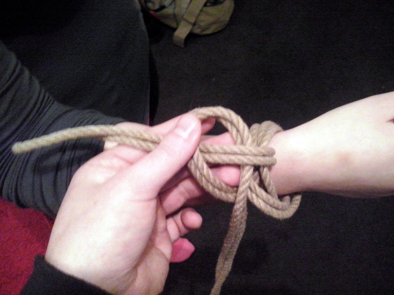 آموزش باندیج و گره زدن طناب