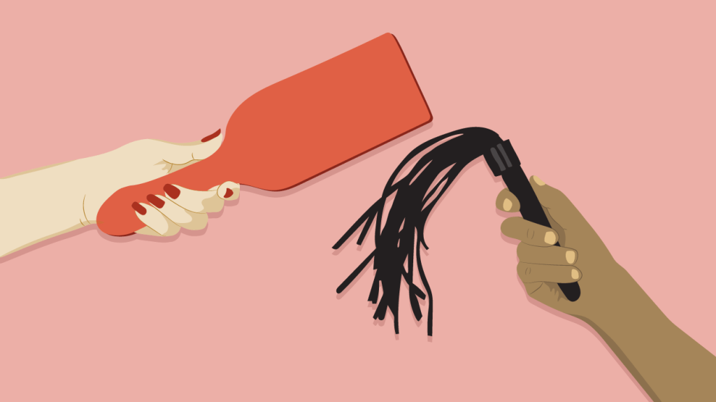 لوازم bdsm - پدل و شلاق اسپنک