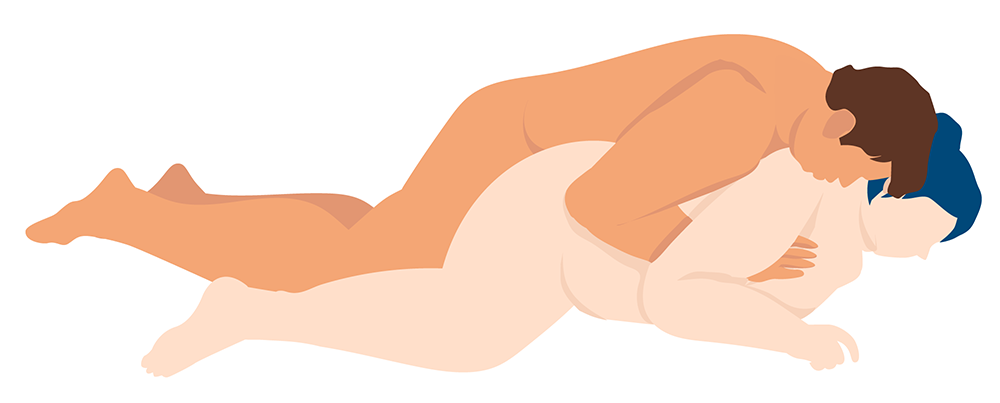 پوزیشن سکس به پهلو برای افراد دارای اضافه وزن